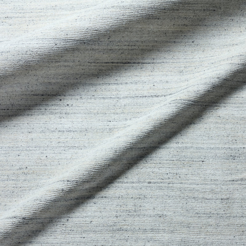 Tapis blanc / gris fait à la main Jaipur Living Vassa (6 pi x 9 pi), Rectangle 6 pi x 9 pi