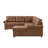 Faux Leather Fabric U-Shape Sectional Sleeper Sofa (Pull-Out Bed) With Storage Chaise