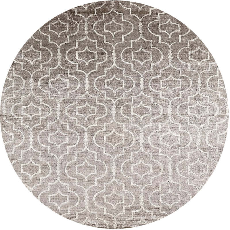 Tapis brun Champlin, Rond 3 pi