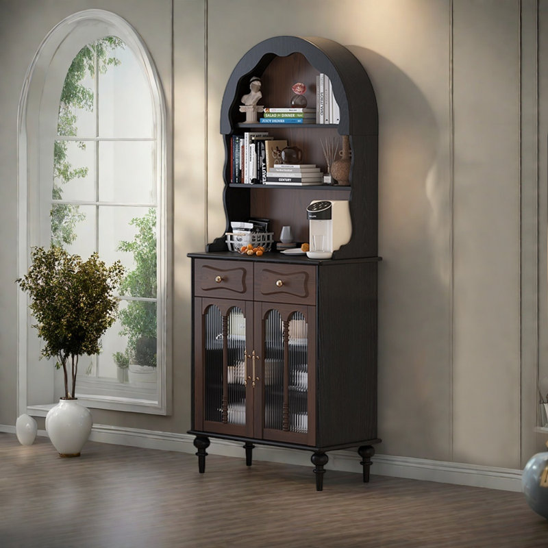 Bibliothèque de luxe rétro de style français, Brown