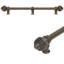 Cricket Cage 12 inches c.c. with 5/8 smooth center long pull large finial with center brace in Gilded Mercury-1940315881-1940315883