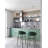 Twilight Series 2" x 2" Straight Edge Metal and Glass Mosaic Tile-49967268