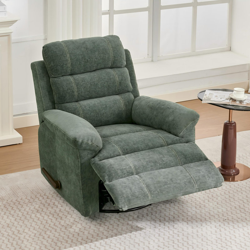 Fauteuil inclinable et pivotant Totianna, Vert