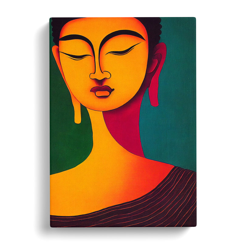 Buddha Abstract - Wrapped Canvas, 76cm H x 50cm W x 3cm D