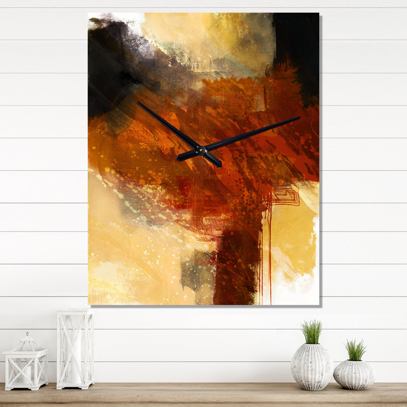 Jazleene - Horloges murales abstraites, Grand