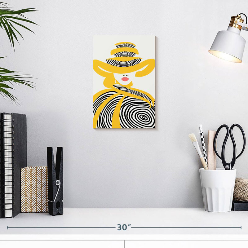 Shuttleworth Chic Yellow Lady, 12" H x 8" W