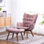Chaise d'appoint en velours gris pour une qualité fascinante-1125582717