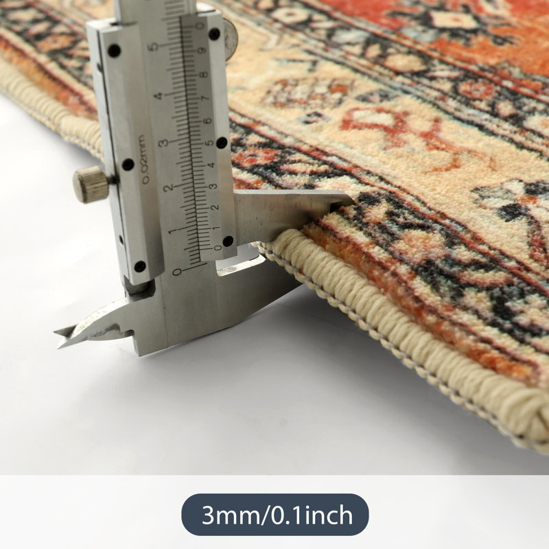  Tapis de salle à manger Boho Tribal, Rectangle 6 pi x 9 pi
