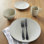 Red Vanilla Oatmeal 16 Piece Dinnerware Set, Service for 4
