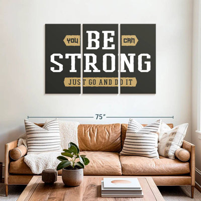 Tergel Be Strong Typography