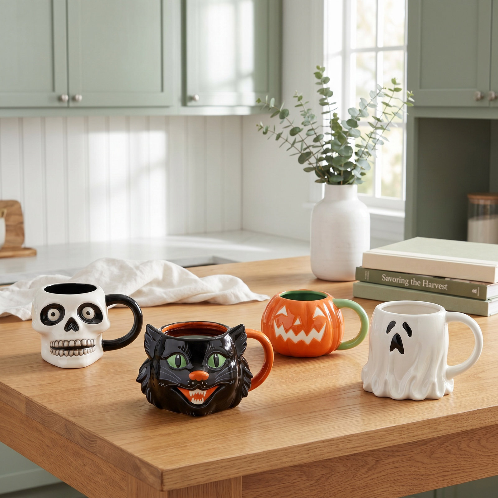 Scaredy Cat Ceramic Mug
