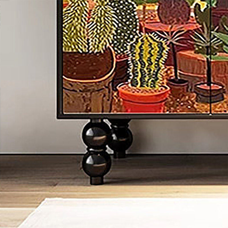 Buffet léger de luxe rétro avec art français