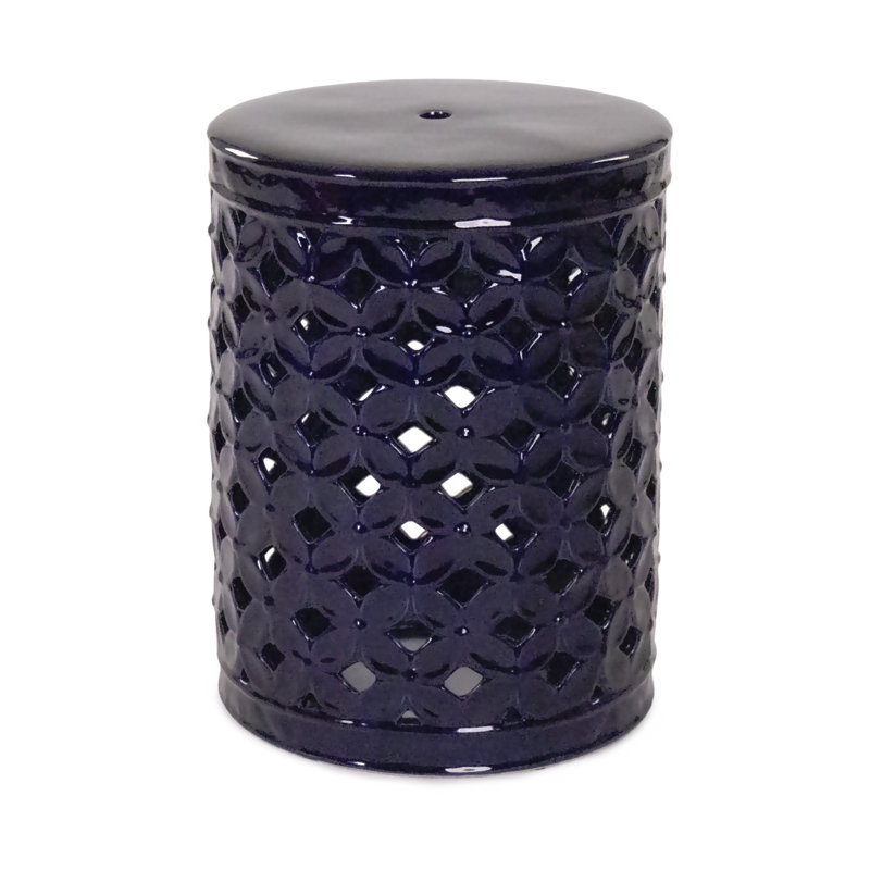 Tabouret de jardin Ceramic, Bleu