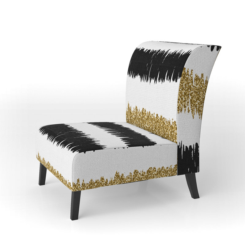 Fauteuil de chambre en velours noir