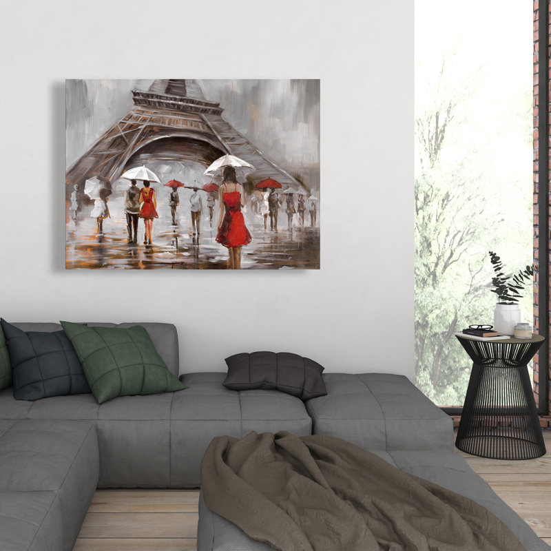 Near the Eiffel Tower - Scenic Office Canvas for Home Decor