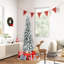 Lighted Artificial Pine Christmas Tree-1392377027