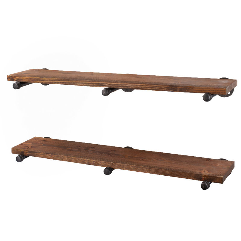 Pingree 2 Piece Solid Wood, Autumn Brown
