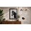 Noble Horse Profile Modern - Framed Print-565882572-565882574