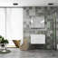 Meuble-lavabo mural brillant avec miroir-532883749-532883750-532883746