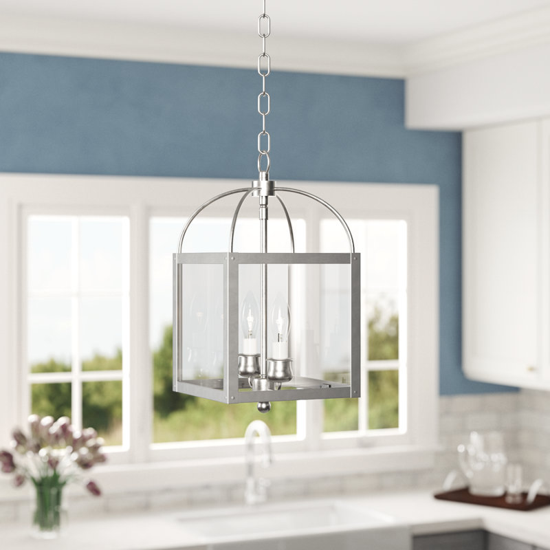 Amores 2 - Light Pendant, Brushed Nickel, Clear