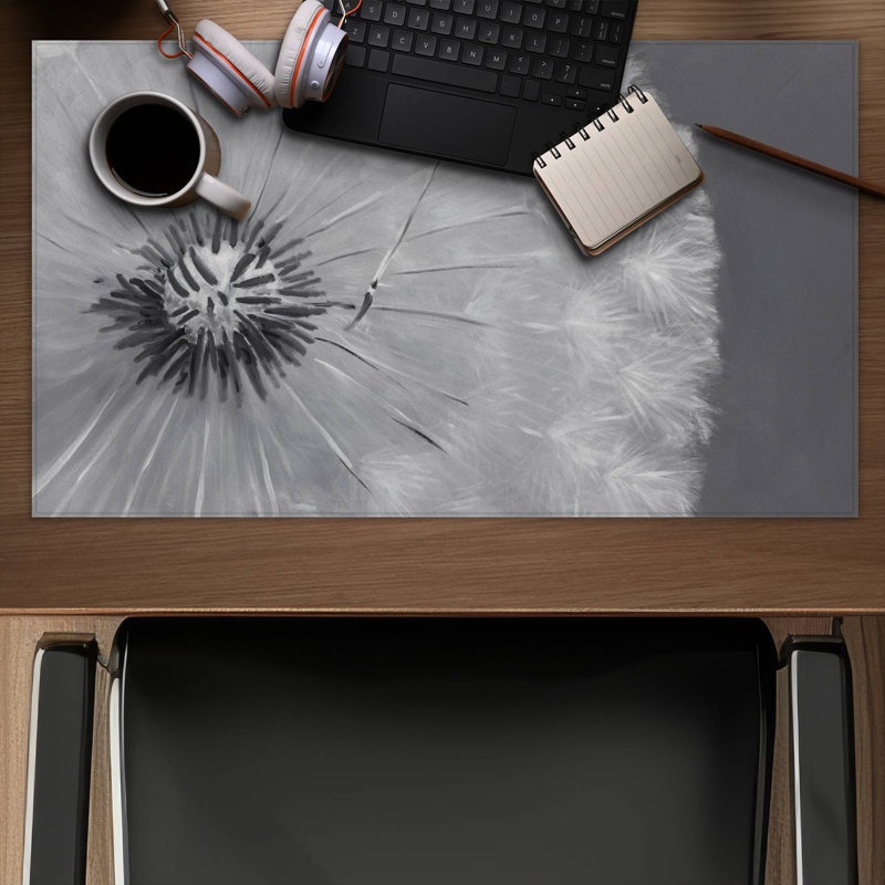 Dandelion puff ball - 14.00"x24.25" Desk mat
