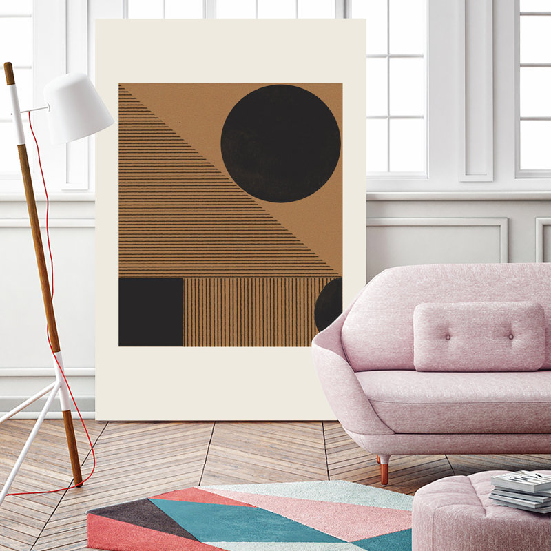 "Composition X" par THE, H 84 po x l 54 po