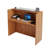 ICON 53" Modern Laminate Reception Desk, Multifunctional Modern Transaction Counter Top