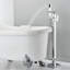 Norred Floor Waterfall Faucet Bath Filler with Diverter