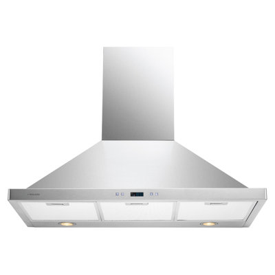 Cavaliere 36" Stainless Steel 494 CFM Convertible Wall Range Hood with Baffle Filter