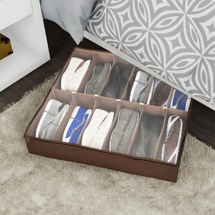 The Twillery Co.® Aurelio Foldable Shoe Storage Box Plastic in