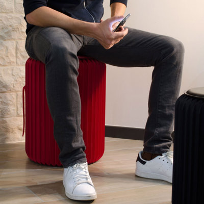 Cardboard Accent Stool
