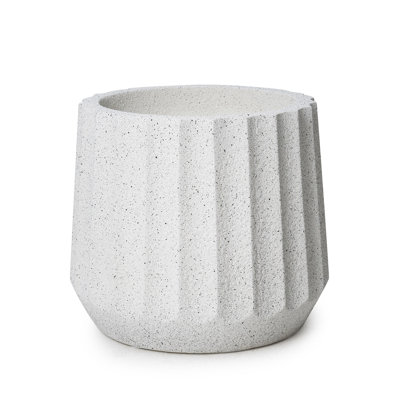 Jaskiran Planter In Rough Speckled 14 Inch Height