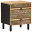 Landess 40cm W Solid Wood Bedside Table