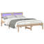 With LED Strip Lights With Headboard Solid Pine Wood-1210906042-1210906045