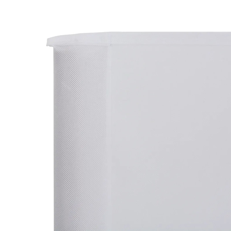 Kendry Solid Wood Folding Room Divider, 3, Sand White, 31.5cm H x 157.48cm W x 3cm D