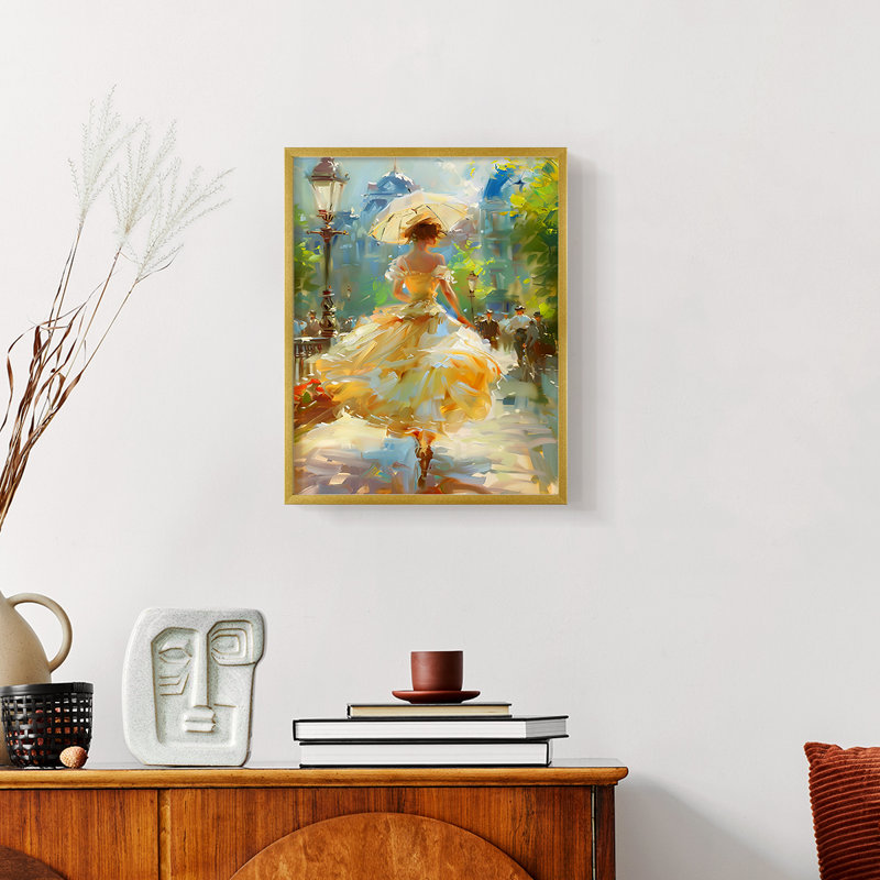 "WOMEN Series DCCCLXIX" par J Paul, Or, H 29 po x l 23 po