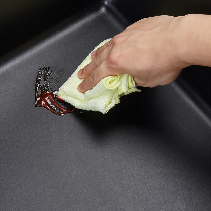 Évier de cuisine en granite de 25 po à cuve simple à fixation sur comptoir pour bar pour véhicule récréatif
