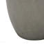 Lighting, H 20 po, lampe de table, béton gris, abat-jour ivoire / crème, contemporain