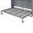 Queen Size Murphy Bed Wall Bed With Top Cabinets,Gray-2060323706