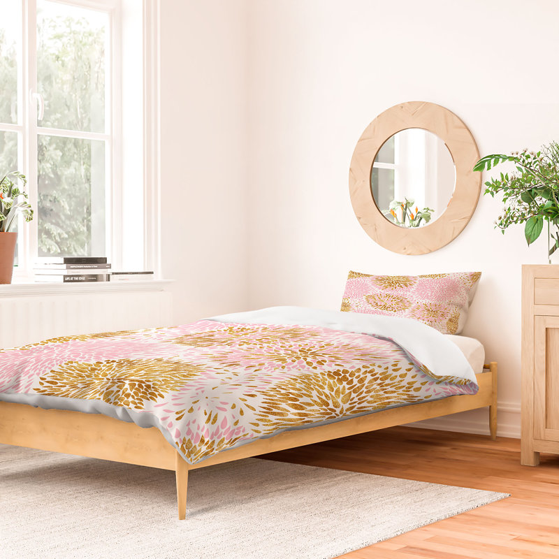 Housse de couette Abstract Flowers, Housse de couette double