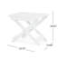 Table d'appoint pliante d'extérieur patinée en bois-1005283392