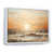 White Floater Framed