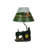 Ensemble de lampe de table vert 19 po Amorita