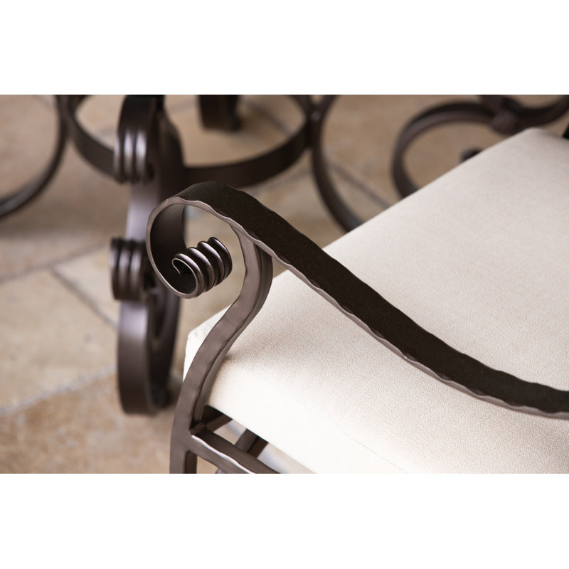 San Cristobal Outdoor Dining Armchair, Graphite, Alcazar Redwood