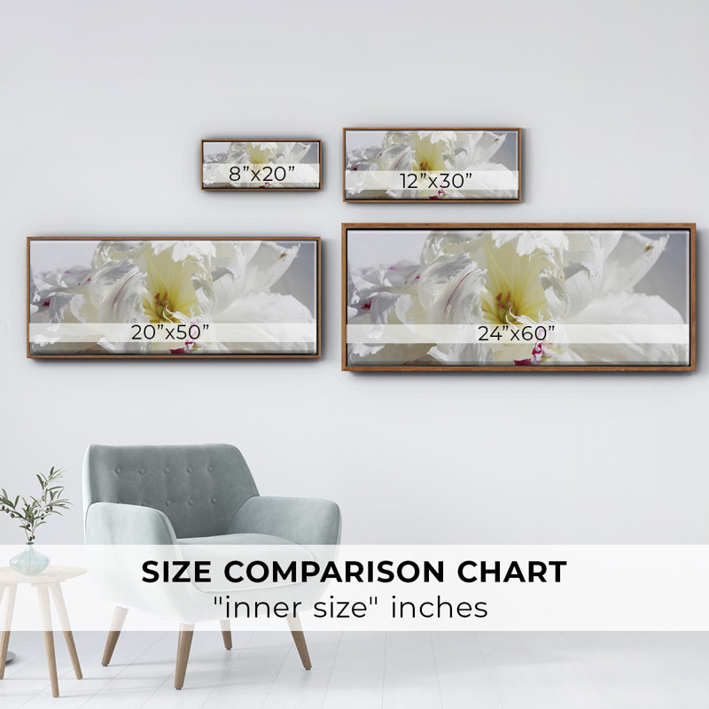 Breathless IV- Framed Canvas, 20" H x 50" W