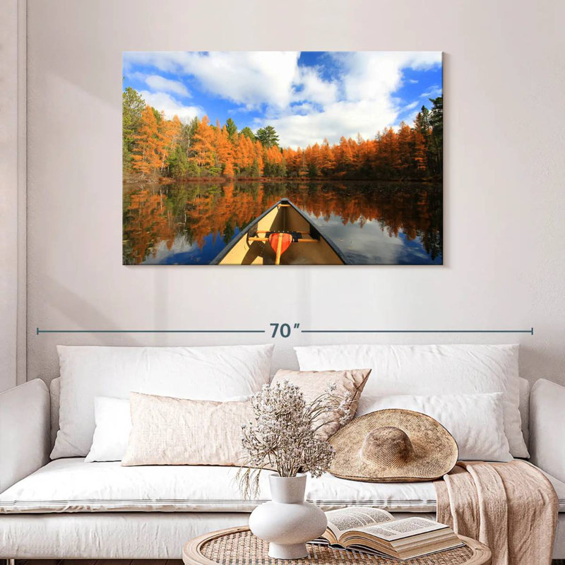 Senne Boating In Boulder Junction, 30" H x 45" W