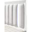 Mobilier de chambre à coucher moderne à panneau de lit en tissu d'ameublement avec tête de lit en tissu d'ameublement en bois massif à finition lin très clair