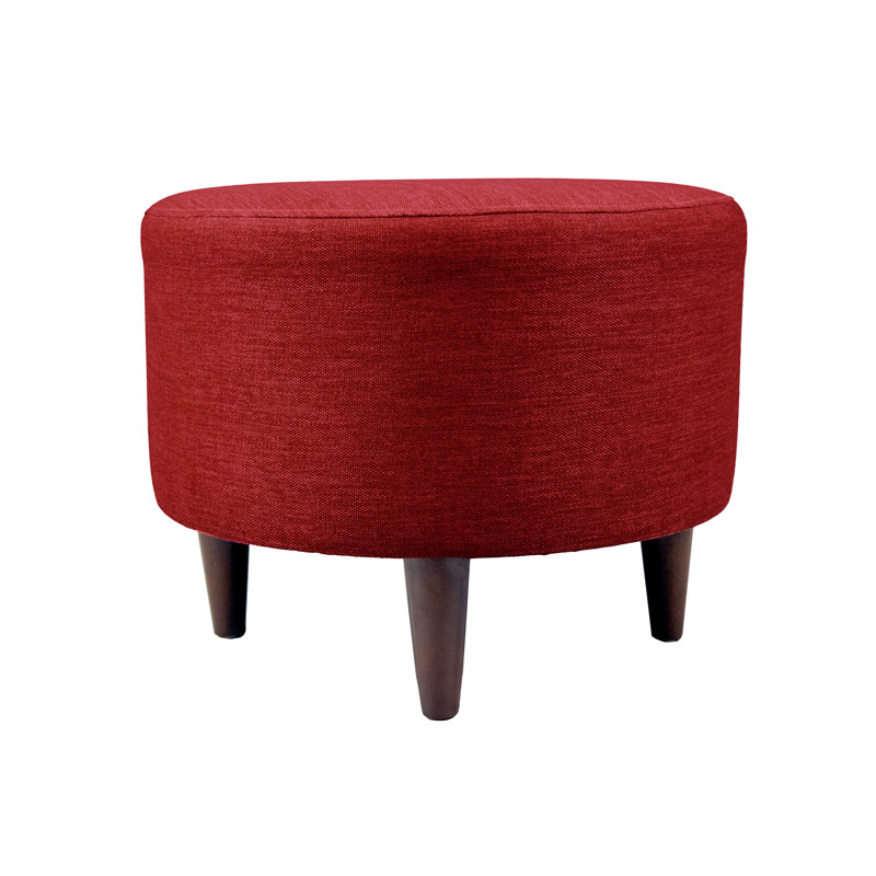 Repose-pieds rond 22 po Zaylee, Rubis