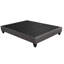 Base de lit plateforme, base de lit tapissier, gris foncé-942095002
