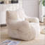 Fauteuil à billes confortable en velours côtelé moelleux rembourré de mousse à mémoire de forme de qualité supérieure pour la détente-1842288785